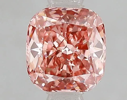 1.10ct Cushion modified Lab Grown Diamond (Colour Fancy Vivid Pink, Clarity VVS2, IGI Certified)