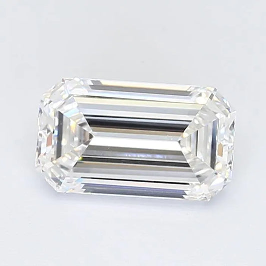 2.83ct Emerald Lab Grown Diamond (Colour F, Clarity VVS2, IGI Certified)