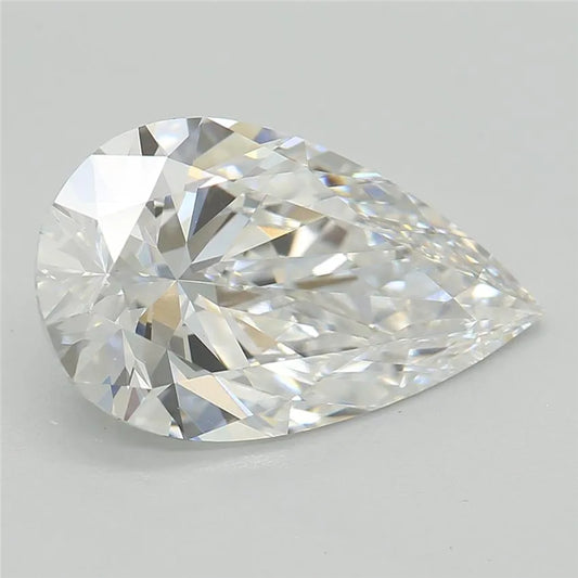 2.09ct Pear Lab Grown Diamond (Colour D, Clarity VVS2, Cut GD, GIA Certified)