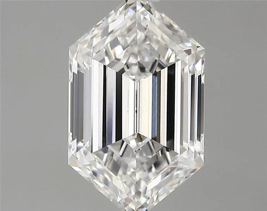 1.54ct Hexagonal Lab Grown Diamond (Colour D, Clarity VVS2, IGI Certified)