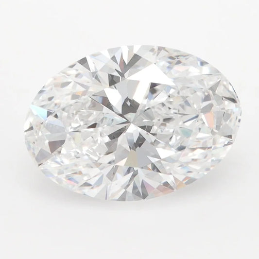 3.00ct Oval Lab Grown Diamond (Colour D, Clarity VVS1, IGI Certified)
