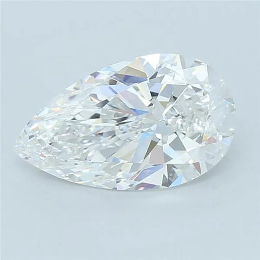 3.25ct Pear Lab Grown Diamond (Colour E, Clarity VVS2, IGI Certified)