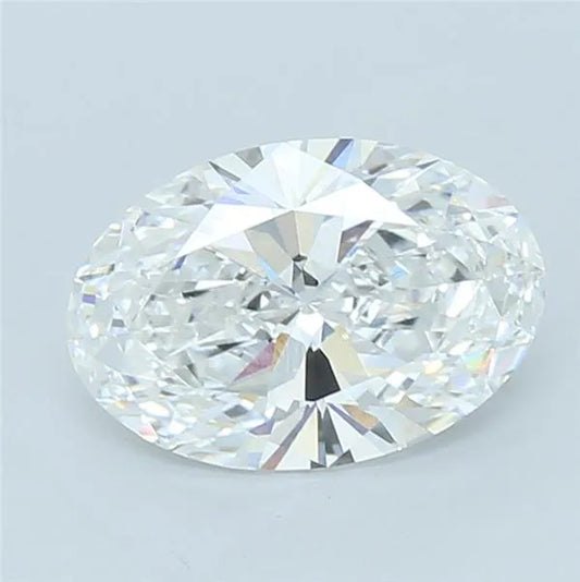 3.00ct Oval Lab Grown Diamond (Colour E, Clarity VVS2, IGI Certified)