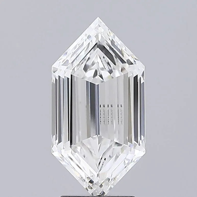 3.00ct Hexagonal Lab Grown Diamond (Colour E, Clarity VVS2, IGI Certified)