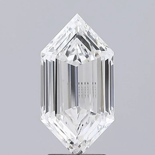 3.00ct Hexagonal Lab Grown Diamond (Colour E, Clarity VVS2, IGI Certified)