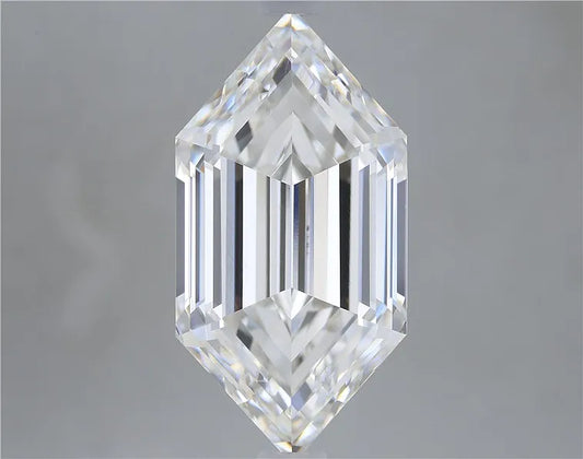 3.61ct Hexagonal Lab Grown Diamond (Colour F, Clarity VS1, IGI Certified)