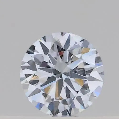 0.13ct Round Lab Grown Diamond (Colour Fancy Blue, Clarity VVS2, Cut EX, IGI Certified)