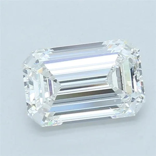 2.53ct Emerald Lab Grown Diamond (Colour E, Clarity VVS2, IGI Certified)