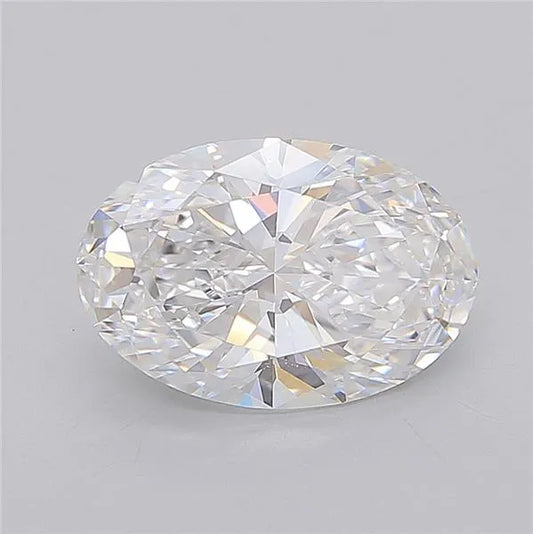 3.00ct Oval Lab Grown Diamond (Colour E, Clarity VS1, IGI Certified)