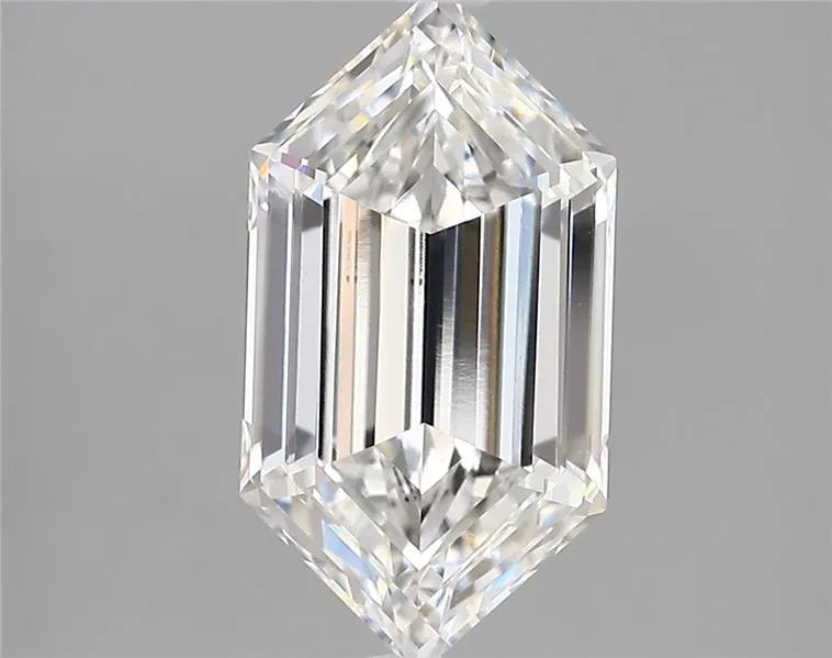 2.93ct Hexagonal Lab Grown Diamond (Colour E, Clarity VVS2, IGI Certified)