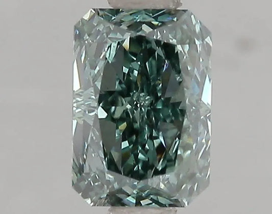 1.08ct Radiant Lab Grown Diamond (Colour Fancy Vivid Green, Clarity VS1, IGI Certified)