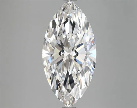 3.68ct Marquise Lab Grown Diamond (Colour D, Clarity VS2, IGI Certified)