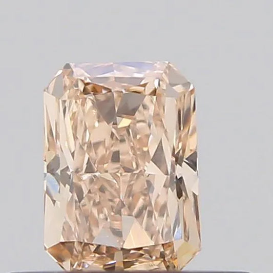 0.32ct Radiant Natural Diamond (Colour Fancy Light Pinkish Brown, Clarity VS1, GIA Certified)