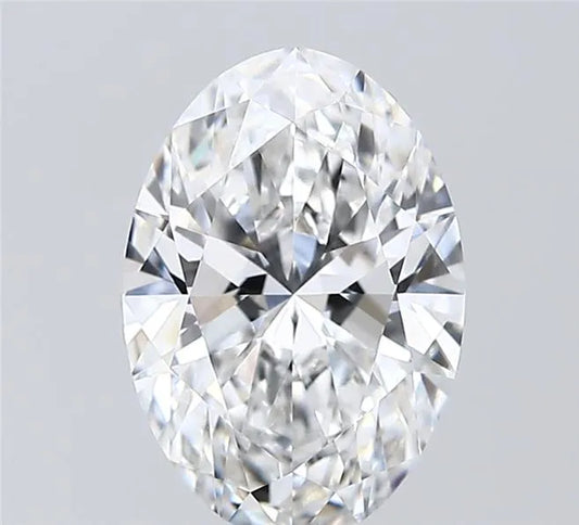 2.56ct Oval Lab Grown Diamond (Colour E, Clarity VVS1, IGI Certified)