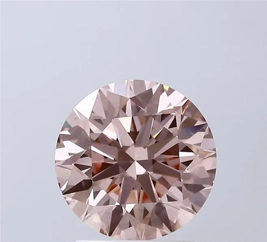 2.05ct Round Lab Grown Diamond (Colour Fancy Intense Pink, Clarity VS1, Cut VG, IGI Certified)