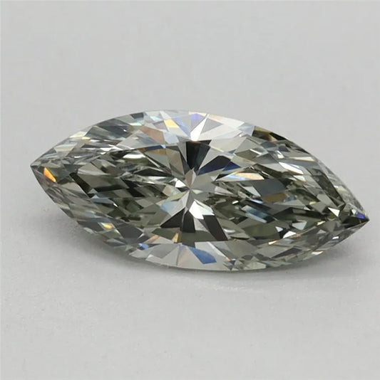 0.60ct Marquise Lab Grown Diamond (Colour Fancy Intense Green, Clarity VVS2, IGI Certified)