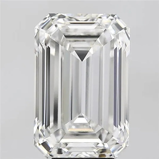 7.04ct Emerald Lab Grown Diamond (Colour F, Clarity VVS2, IGI Certified)