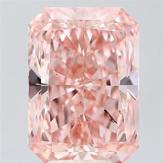 5.55ct Radiant Lab Grown Diamond (Colour Fancy Vivid Pink, Clarity VS1, IGI Certified)