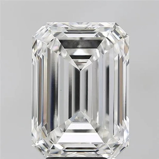 5.75ct Emerald Lab Grown Diamond (Colour F, Clarity VVS2, IGI Certified)