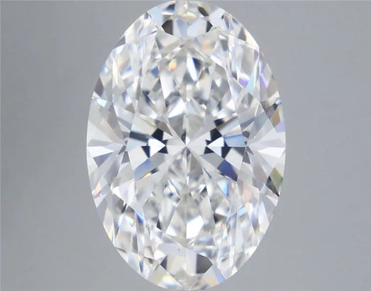 5.43ct Oval Lab Grown Diamond (Colour F, Clarity VS1, IGI Certified)