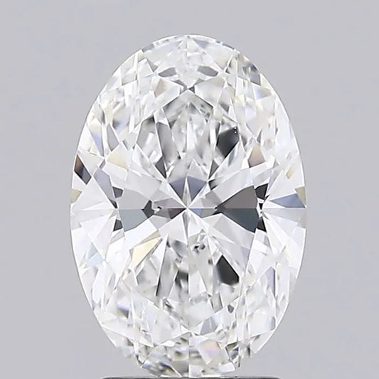 2.03ct Oval Lab Grown Diamond (Colour E, Clarity VVS1, IGI Certified)