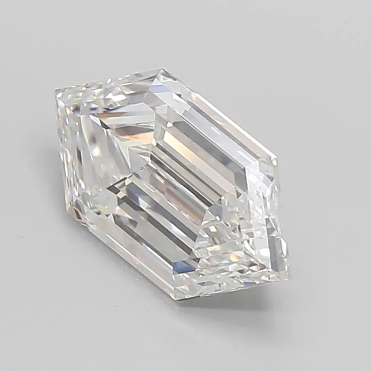 3.03ct Hexagonal Lab Grown Diamond (Colour E, Clarity VVS2, IGI Certified)