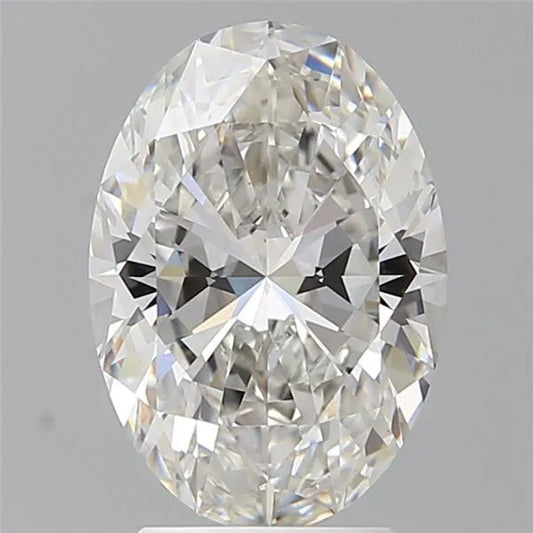 3.10ct Oval Lab Grown Diamond (Colour G, Clarity VS1, IGI Certified)