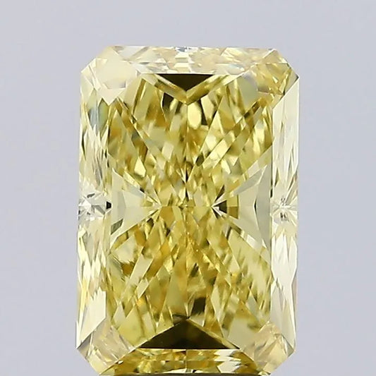 5.03ct Radiant Lab Grown Diamond (Colour Fancy Intense Yellow, Clarity VVS2, IGI Certified)