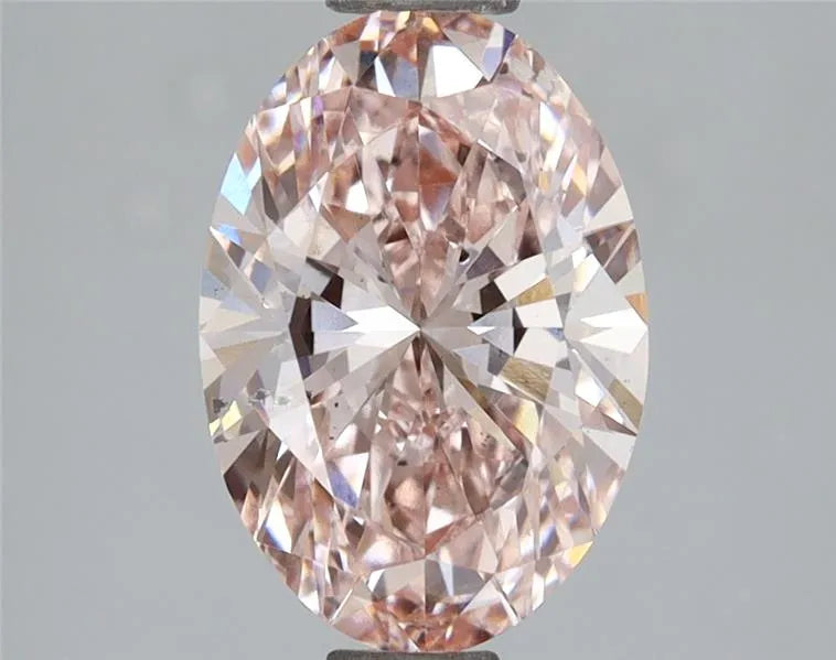 2.00ct Oval Lab Grown Diamond (Colour Fancy Intense Pink, Clarity SI1, IGI Certified)