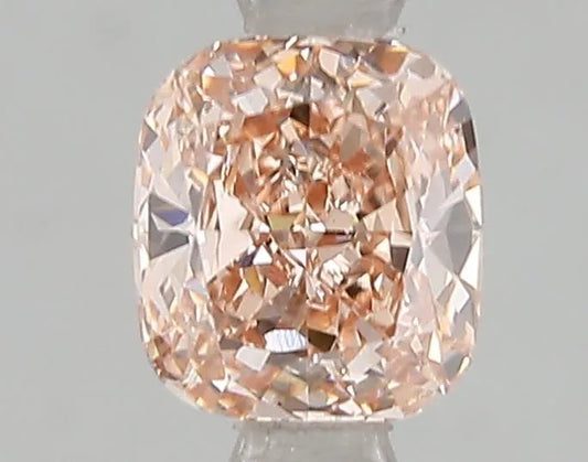 1.08ct Cushion modified Lab Grown Diamond (Colour Fancy Brown Pink, Clarity VS1, IGI Certified)