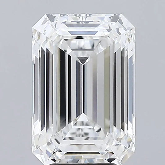 5.56ct Emerald Lab Grown Diamond (Colour F, Clarity VVS2, IGI Certified)