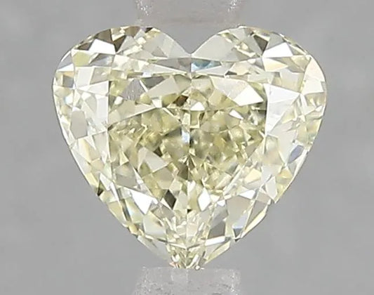 1.00ct Heart Lab Grown Diamond (Colour Fancy Light Yellow, Clarity VS1, Cut GD, IGI Certified)