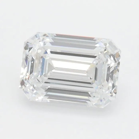 1.00ct Emerald Lab Grown Diamond (Colour D, Clarity IF, IGI Certified)