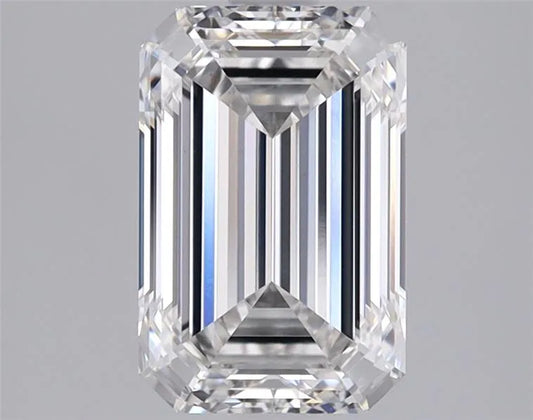 2.21ct Emerald Lab Grown Diamond (Colour F, Clarity VVS2, IGI Certified)