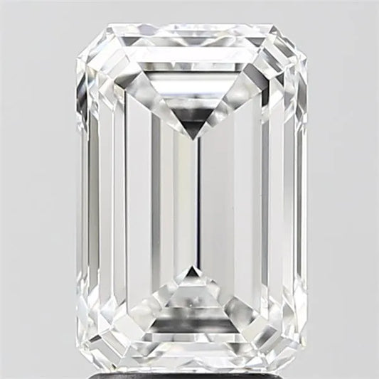2.91ct Emerald Lab Grown Diamond (Colour D, Clarity VVS2, IGI Certified)