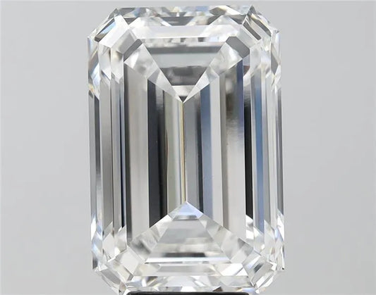 8.56ct Emerald Lab Grown Diamond (Colour F, Clarity VVS2, IGI Certified)