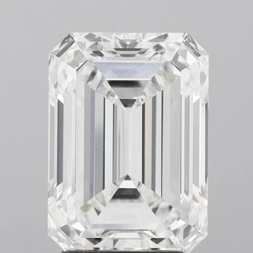 4.15ct Emerald Lab Grown Diamond (Colour F, Clarity VVS2, IGI Certified)