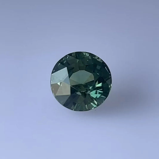 2.07ct Round Natural Sapphire (Colour Multicolor, Clarity Slightly Included, Cut Faceted)
