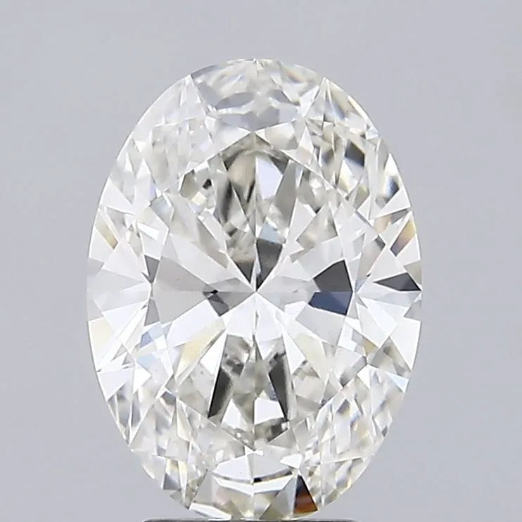 3.08ct Oval Lab Grown Diamond (Colour H, Clarity VVS2, IGI Certified)
