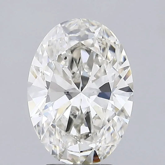 3.08ct Oval Lab Grown Diamond (Colour H, Clarity VVS2, IGI Certified)