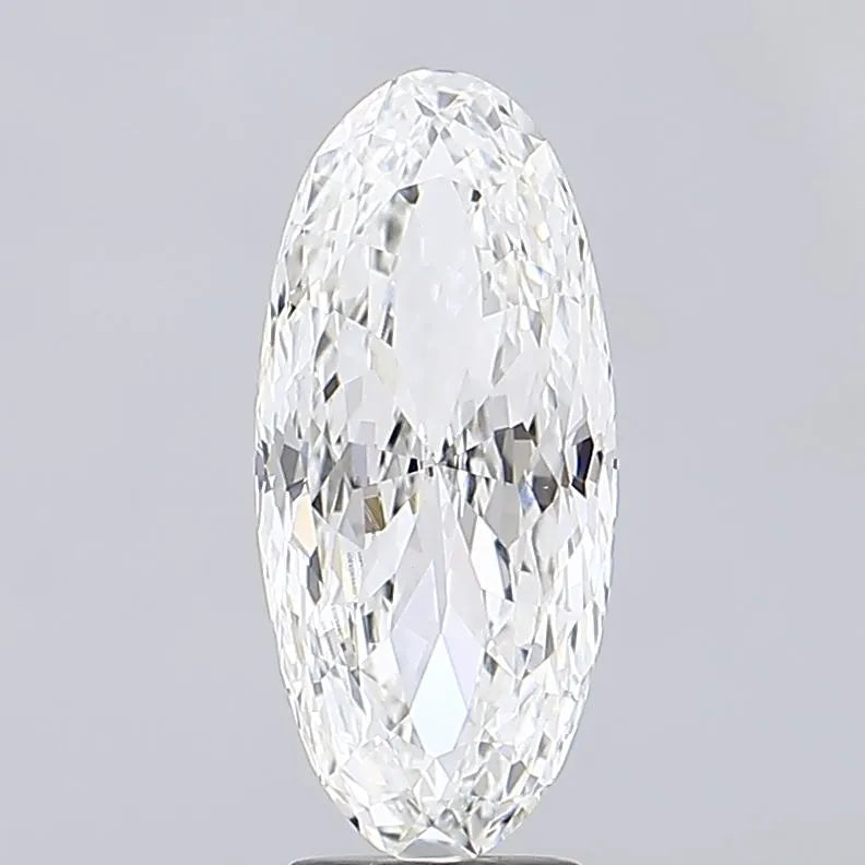 4.13ct Oval Lab Grown Diamond (Colour G, Clarity VVS2, IGI Certified)