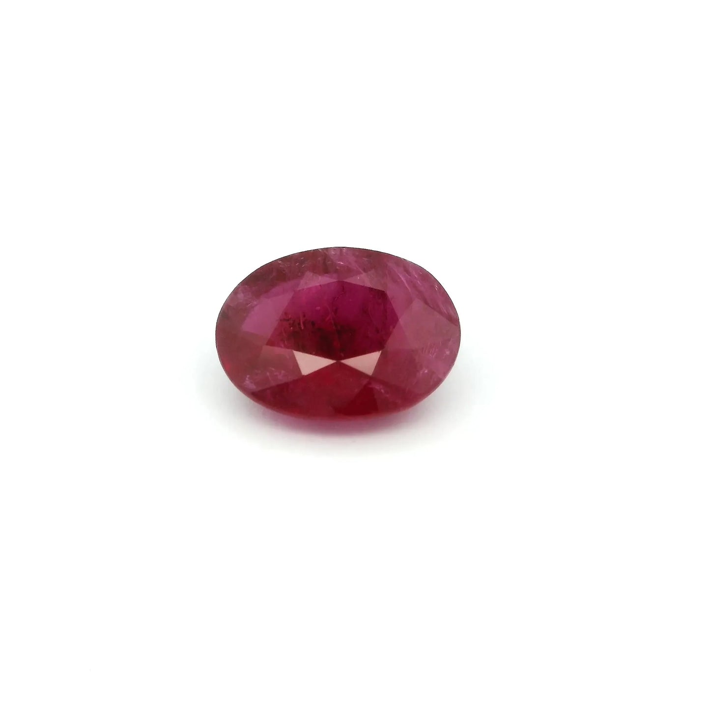 2.04ct Oval Natural Ruby (Colour Red, Clarity Slightly Included, Cut Faceted)
