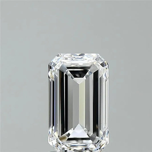 3.00ct Emerald Lab Grown Diamond (Colour D, Clarity VS1, IGI Certified)
