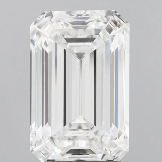 3.00ct Emerald Lab Grown Diamond (Colour D, Clarity VS2, IGI Certified)
