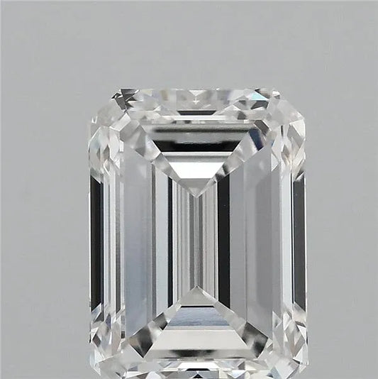 3.00ct Emerald Lab Grown Diamond (Colour E, Clarity VVS1, IGI Certified)