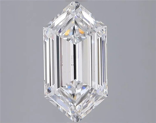 3.00ct Hexagonal Lab Grown Diamond (Colour D, Clarity VS1, IGI Certified)