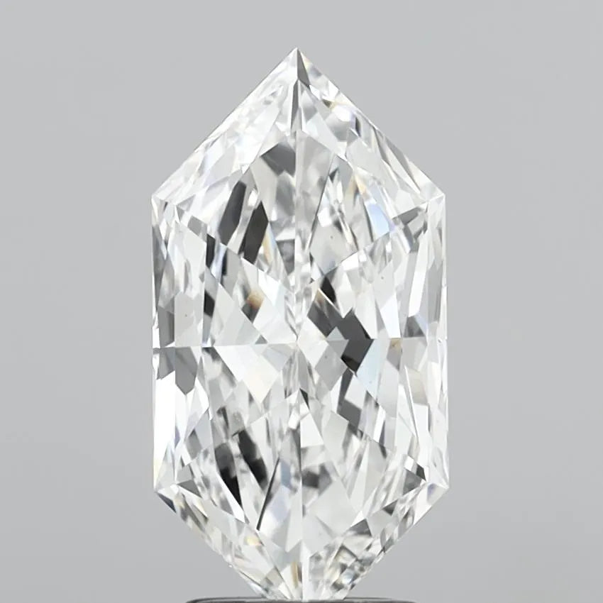 3.00ct Hexagonal Lab Grown Diamond (Colour D, Clarity VS1, IGI Certified)