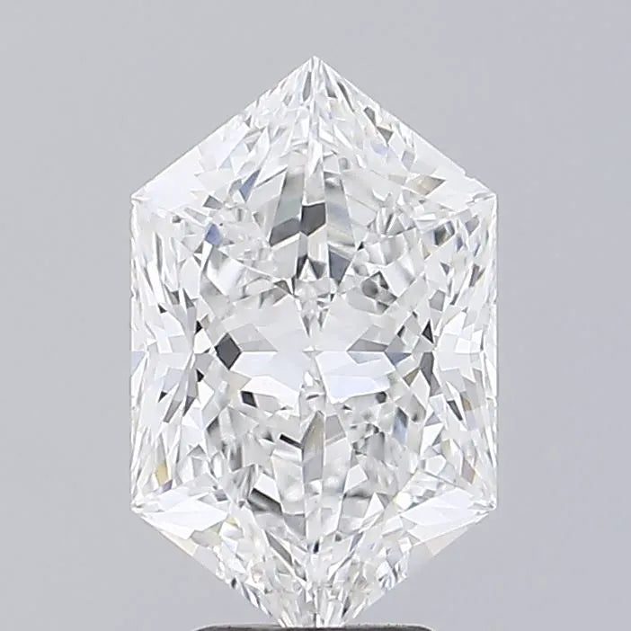 3.00ct Hexagonal Lab Grown Diamond (Colour E, Clarity VVS1, IGI Certified)