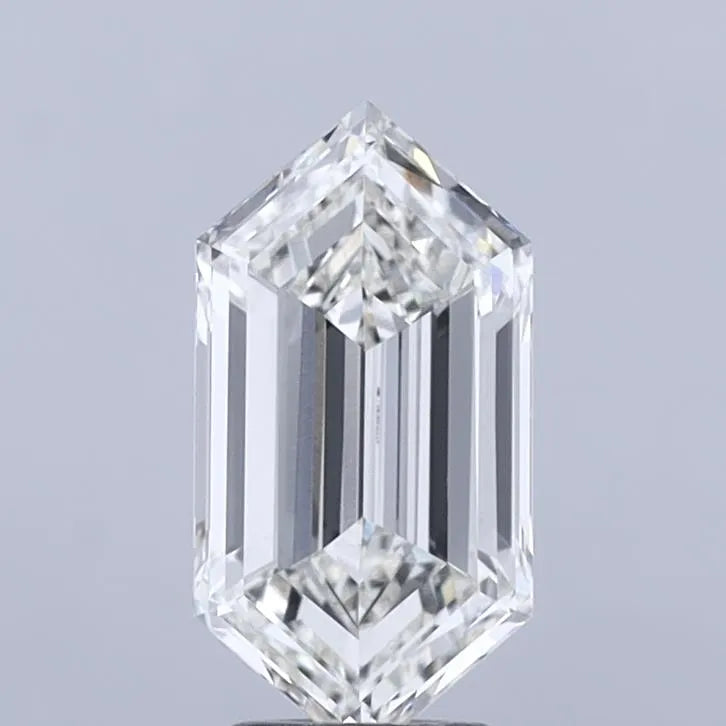 3.00ct Hexagonal Lab Grown Diamond (Colour H, Clarity VS1, IGI Certified)