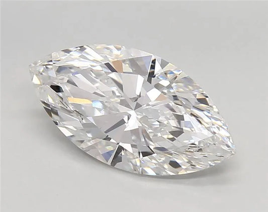 3.00ct Marquise Lab Grown Diamond (Colour D, Clarity VVS2, IGI Certified)